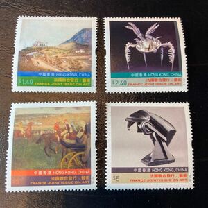 中国香港切手　2012年発行　芸術　4種完　　未使用　美品　蛍光印刷