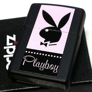 ZIPPO PLAYBOY ジッポー ライター pinkbunny プレイボーイピンク ブラック 艶消し 黒 おしゃれ かわいい かっこいい 可愛い