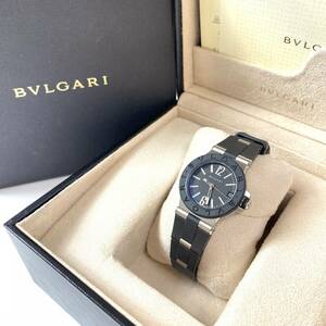 ブルガリ BVLGARI メンズ ブルガリ ディアゴノ 黒文字盤 SS DG29SV 腕時計