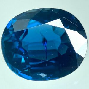 1.5ctUP!!［天然サファイア1.502ct］A 約7.2×4 6.1mm ルース 裸石 宝石 ジュエリー sapphire corundum コランダム 