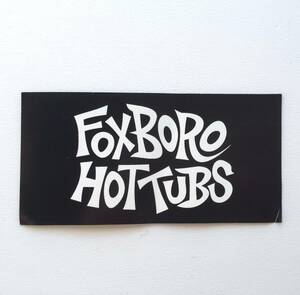 ◆ビンテージ Foxboro Hot Tubs 販促用 プロモ ステッカー 非売品フォックスボロホットタブス Greenday グリーンデイ 覆面バンド