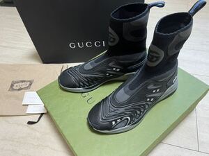 新品未使用 GUCCI グッチハイスニーカーULTRAPACE R ウルトラペース イタリア製 9 メンズ 27〜28cm 国内直営店購入 本物 定価15万円前後