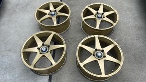 【ホイール4本セット】RAYS レイズ ベルサス campionato-SS6 versus 17×7J PCD114.3 5穴 オフセット+42 ゴールド GDB後期 ランエボ