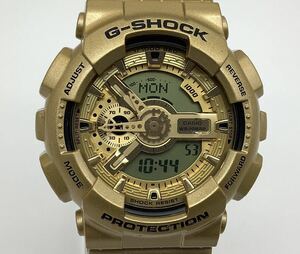 78 稼働品 CASIO カシオ G-SHOCK Gショック GA-110GD ゴールド メンズ腕時計 