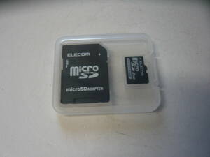 動作保証！ELECOM MicroSD 2GB SD変換アダプタ、ケース付