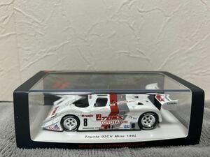 1円スタート SPARK 美品　1/43 TOYOTA 92 C-V MINE 1992 92 cv s6250 Tom