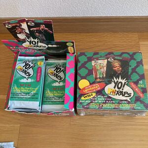 新品 YO MTV RAPS カード 2セット 内一つは外箱未開封 全未開封カード66パック RAP hiphop ラップ ヒップホップ YO! MTV