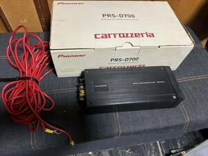 カロッツェリア デジタルアンプ PRS-D700 バッ直用電源ケーブル付き　傷あり実用品