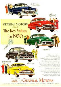 ◆1950年の自動車広告　ゼネラルモータース2　GENERAL MOTORS