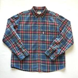 必見:レディース BEAMS BOY L.L.Bean Button down Plaid shirt ビームスボーイ エルエルビーン ボタンダウン チェック柄シャツ Mサイズ