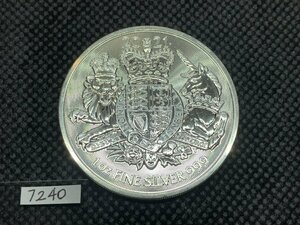 31.1グラム 2021年 (新品) イギリス「 英国王室の紋章・ライオン・ユニコーン 」純銀 1オンス 銀貨