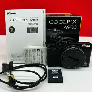 ▲ Nikon 35x 4K COOLPIX A900 コンパクトデジタルカメラ 動作未確認 ジャンク ニコン