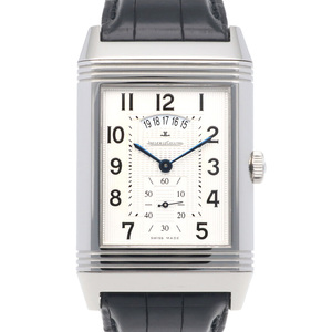 ジャガー・ルクルト グランド レベルソ 986 デュオデイト 腕時計 時計 ステンレススチール Q3748420(274.8.85) 手巻き メンズ 1年保証 中古