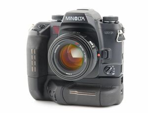 06389cmrk MINOLTA α-7 + AF 50mm F1.4 AF一眼レフ フイルムカメラ 標準レンズ αマウント