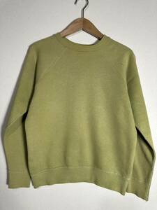 50s vintage HANES WIND SHIELD plain sweatshirts ヴィンテージ ヘインズ ピスタチオグリーン スウェット 古着 希少