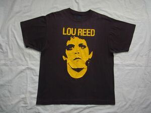 ☆ 80s USA製 ビンテージ LOU REED ルー・リード Rock & Roll Animal Tシャツ sizeXL 黒 ☆古着 ロック The Velvet Underground 70s 90s