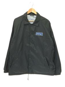 CHALLENGER◆LOGO COACH JACKET/XL/ナイロン/BLK