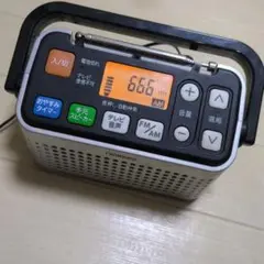 TWINBIRD 手元スピーカー機能付3バンドラジオ AV-J127型