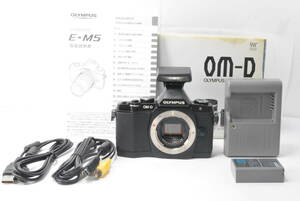 シャッター回数4145★極上美品★オリンパス OLYMPUS OM-D E-M5 ボディ 箱付き