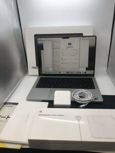 川　買　Apple/アップル A2918 MTL73J/A MacBook Pro 14.2型 Liquid Retina XDR M3チップ マックブック ノートパソコン 動作品