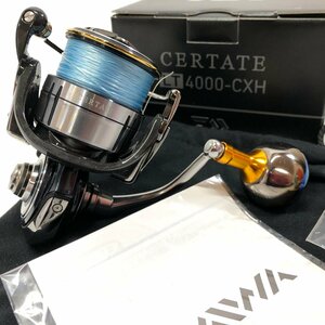 K ダイワ 19 セルテート LT 4000-CXH ゴメクサス GALAXY-38 カスタム スピニングリール 箱 袋|DAIWA CERTATE 060053 釣具 中古 やや傷