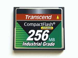 【2枚セット】☆美品☆ CFカード 256MB トランセンド 産業用 Transcend Industrial CF200I コンパクトフラッシュ CompactFlash Card