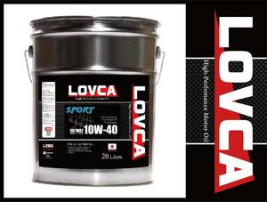 ■送料無料■LOVCA SPORT 10W-40 20L SN MA2■リピータ続出！！2輪4輪兼用エンジンオイル100％化学合成油 PAO＋VHVI 日本製■LS1040-20