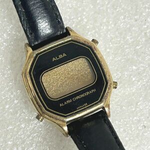 SEIKO セイコー ALBA アルバ デジタル アラーム クロノグラフ Y819-4020