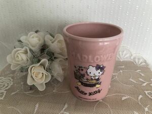 ★MARLOWE★マーロウ×サンリオ★ハローキティ★キティちゃん★陶器カップ★ビーカー★2022年★数量限定★限定品★ピンク色★