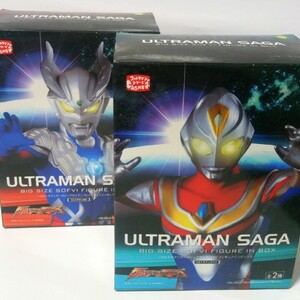 2011 非売品！アミューズメント　ウルトラマンサーガ ビッグサイズ ソフビフィギュア　ウルトラマンダイナ　ウルトラマンゼロ　全2種セット