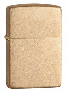 Zippo ジッポライター ARMOR Tumbled Brass 28496 メール便可