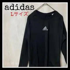 adidas 古着 アンダーシャツ パワーシャツ ブラック