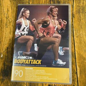 90　★レスミルズ★Lesmills★DVD★CD★中古品★BodyAttack★ボディアタック90★英語コレオノート