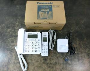 ☆Panasonic パナソニック VE-GD27DL-W Ru.Ru.Ru 親機VE-GD27-W 子機KX-FKD405-W コードレス電話機 元箱◆