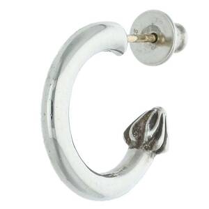 クロムハーツ Chrome Hearts HOOP PLAIN/プレーンフープ シルバーピアス 中古 SS07