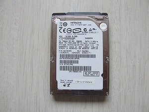 ☆HTS545050B9A300 9.5mm 2.5インチHDD 500ＧＢ (2850時間）☆20240403