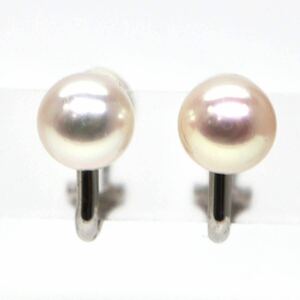 美品!!◆K14 アコヤ本真珠イヤリング◆A 約2.9g パール pearl ジュエリー earring DD8/DE0