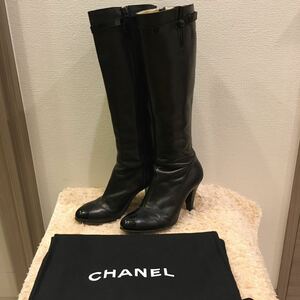 CHANEL シャネル ロングブーツ 35サイズ 22.5cm