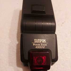 sunpak 4000af　ストロボ