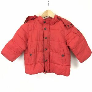 BEBE/べべ【kids size-90/赤】防寒ブルゾン/コート/ジャケット/ジャンパー/着脱ファー＆フード/Jackets/Jumpers◆BH87