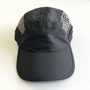 MEGA CAP　メガキャップ　サイドメッシュ キャップ　チャコール　Lサイズ　　Taslon UV Cap　w/Hidden Flap サンシェイド フラップ付き