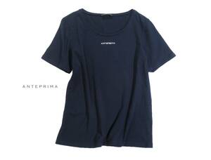 ANTEPRIMA アンテプリマ ロゴラインストーン プルオーバーカットソー Tシャツ 42