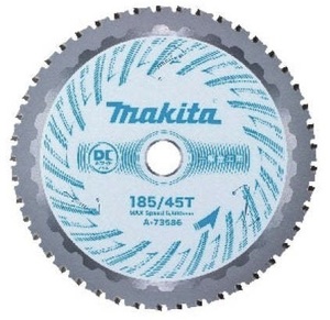 (マキタ) 185mm チップソー A-73586 マルノコ用 刃数45 外径185m 一般鉄工用 DCホワイトメタル 適用モデル:CS001G makita