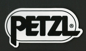 PETZL　ペッツル ステッカー　黒　(331)