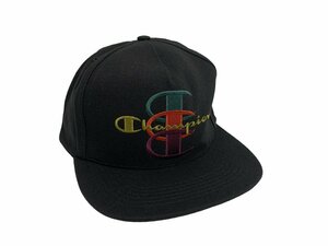 Supreme シュプリーム Champion チャンピオン コラボ 17AW キャップ 野球帽 黒 ブラック USA