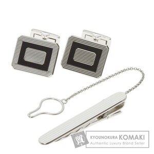 PIAGET ピアジェ タイピン カフス 2点セット オニキス タイピン K18ホワイトゴールド メンズ 中古