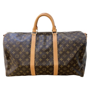 ルイ・ヴィトン LOUIS VUITTON キーポル・バンドリエール50 M41416 ブラウン ゴールド金具 モノグラム・キャンバス ボストンバッグ 中古