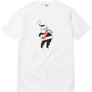 国内正規品 新品未使用 16AW Supreme Santa BOX Tee White LARGE シュプリーム サンタ Tシャツ L