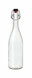 アデリア 保存瓶 ウォーターボトル スウィングストッパーボトル 720ml クリア [ガラス瓶/ガラスボトル/密閉キャップ] 日本製
