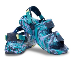 crocs Classic All Terrain Marbled Sandal　マーブルカモ　ブルー系　27ｃｍ